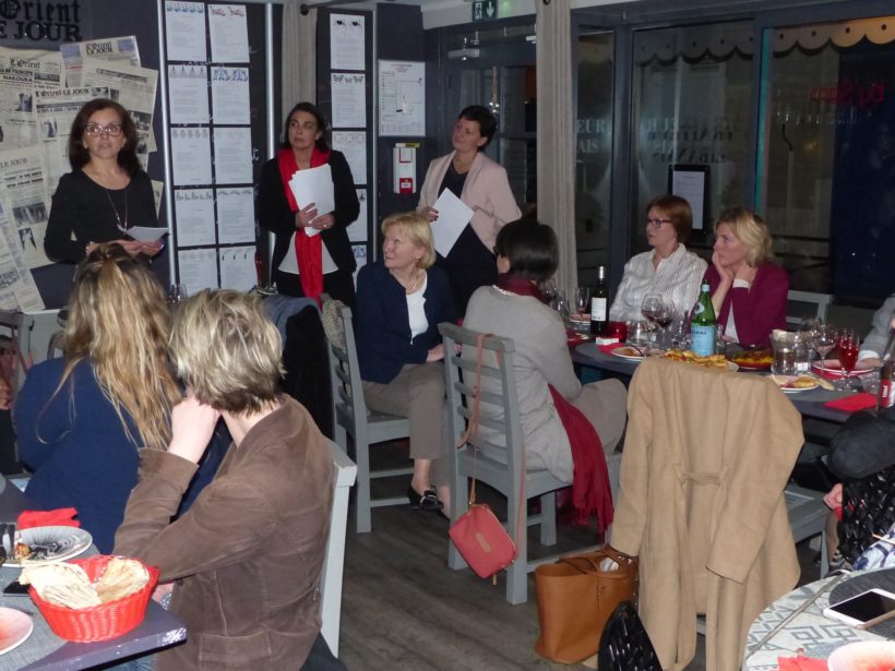 Au diner des entreprenantes