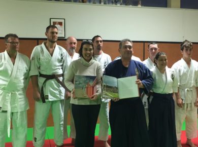 Au départ de Thierry Fleurit, Président du Sobukan Takeda-Ryu de Maignelay-Montigny, pour le Japon