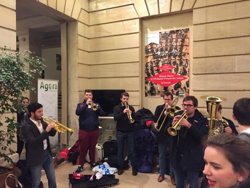 A la représentation de l’orchestre français des jeunes à Compiègne
