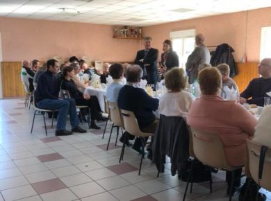 Au repas annuel des anciens de Montgérain