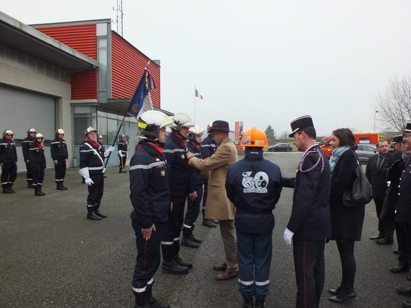 Cérémonie des voeux et remise de médailles au centre de secours de Maignelay-Montigny