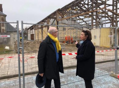 Réunion de travail avec Jean Desessart à La Croix-Saint-Ouen